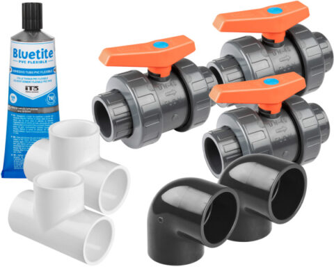 kit bypass 1,5 pouces pour pompe à chaleur