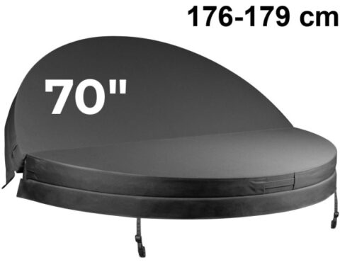couverture de spa ronde 70 pouces – 176 à 179 cm