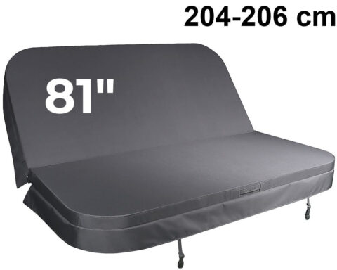 couverture de spa carrée 81 pouces (204 à 206 cm)
