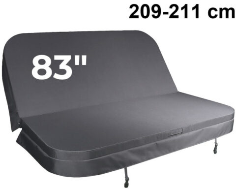 couverture de spa carrée 83 pouces (209 à 211 cm)