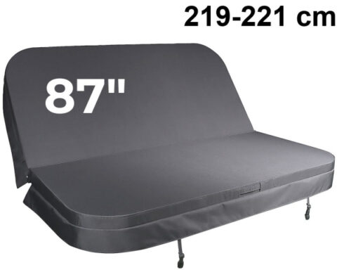 couverture de spa carrée 87 pouces (219 à 221 cm)
