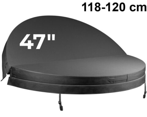 couverture de spa ronde 47 pouces – 118 à 120 cm