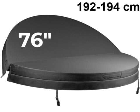 couverture de spa ronde 76 pouces – 192 à 194 cm