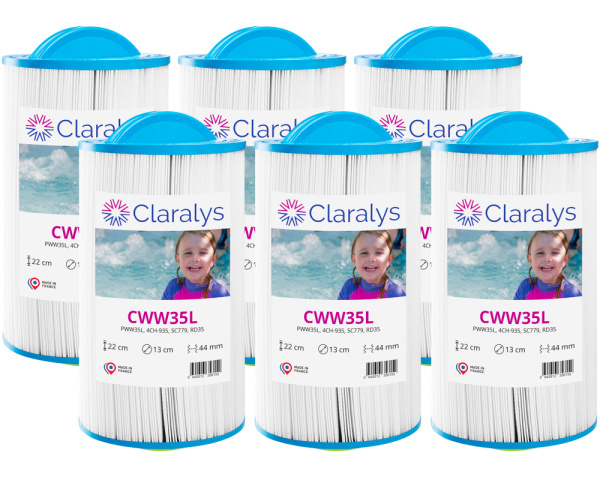 filtre claralys cww35l – pas de vis sae – carton de 6 filtres filtre claralys cww35l – pas de vis sae – carton de 6 filtres