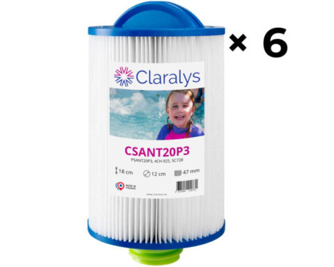 Filtre Claralys CSANT20P3 – pas de vis SAE 1,5 pouces – carton de 6 filtres