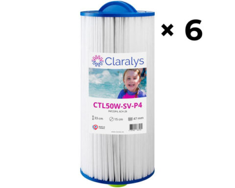 filtre claralys ctl50w sv p4 – pas de vis mpt 1,5 pouces – carton de 6 filtres